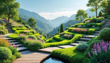 Comment aménager un jardin en pente ? 9 découvrez nos conseils pratiques pour aménager un jardin en pente : astuces de terrassement, choix de plantes adaptées et idées déco pour transformer votre terrain en espace extérieur harmonieux et fonctionnel.