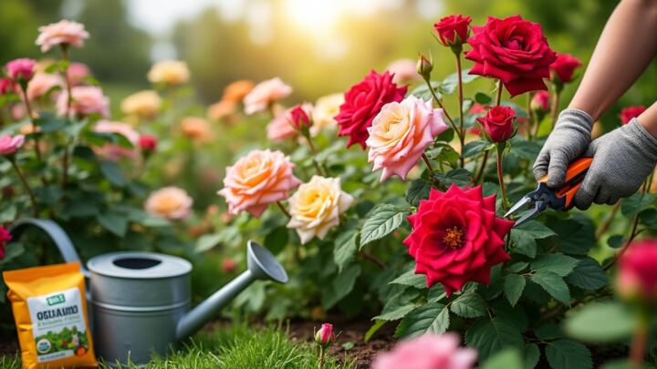 découvrez nos conseils pratiques pour entretenir vos rosiers efficacement : taille, arrosage, fertilisation et prévention des maladies pour des rosiers en pleine santé toute l'année.