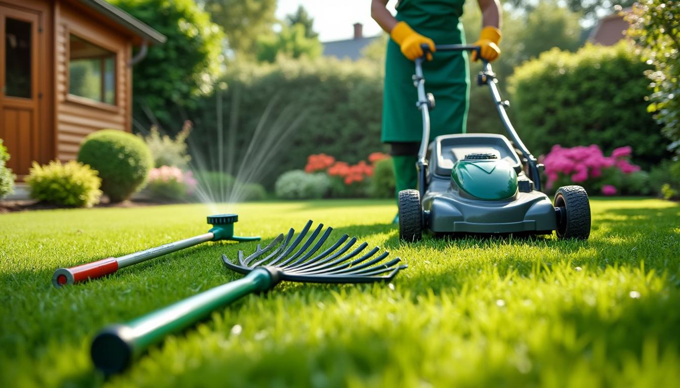découvrez nos conseils pratiques pour bien entretenir votre pelouse après l'hiver et lui redonner toute sa vitalité.
